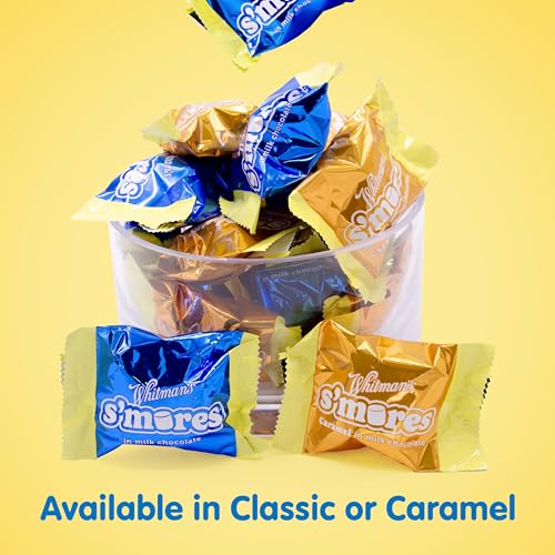 Whitman’s S'mores Milk Chocolate Candy – Marshmallow & Graham Cracker 7.3 oz