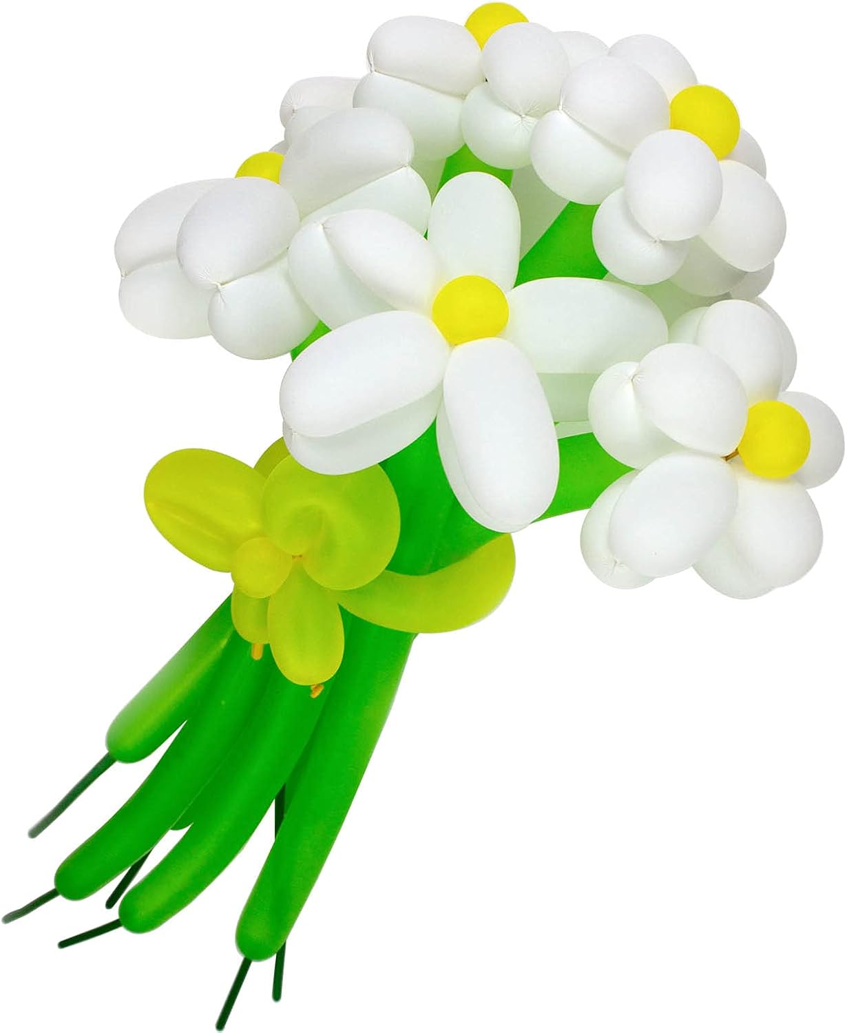 Skiennix 260 White Long Balloons - Thickening Latex Twisting Balloons for Party Decorations | 100 Pcs