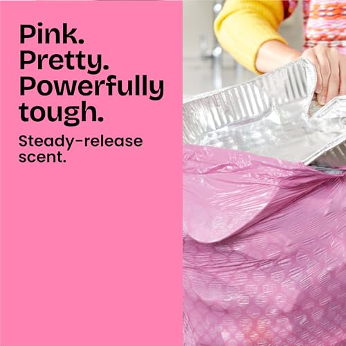 Glad Tall Kitchen Trash Bags 13 Gallon MaxStrength Cherry Blossom 34 Count