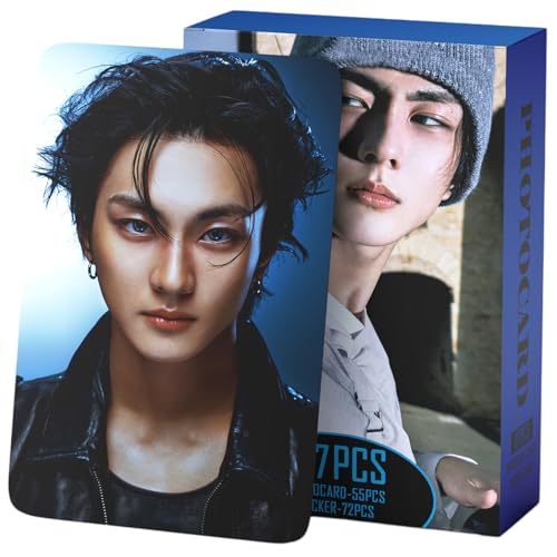 127-Piece K-Pop Photo Card and Sticker Set - Collectible Lomo Cards