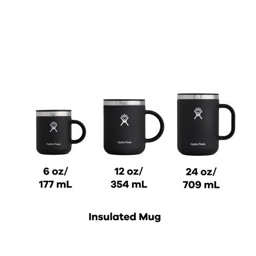 Hydro Flask Coffee Mug – Insulated Stainless Steel, Non Spill, Leak Resistant Travel Mug 12 Oz Indigo Blue