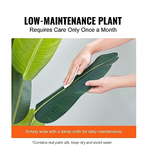 Artificial Bird of Paradise Tree - 5FT Faux Plant with Anti-Tip Feature