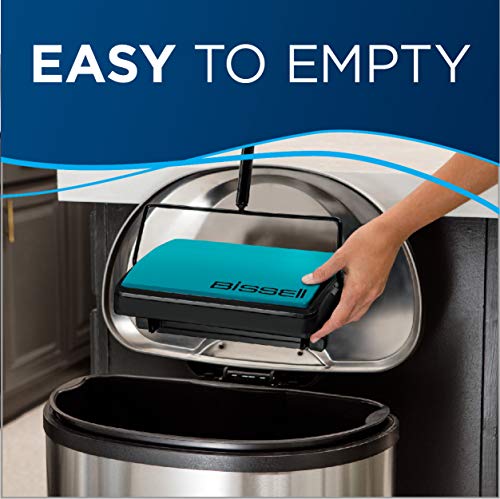 Compact Manual Carpet and Floor Sweeper, Lightweight Cordless Design