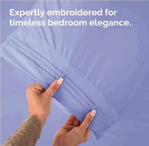 King Pillow Cases by [Brand Name] - Ultra Soft Hotel Quality - Cozy & Wrinkle-Free - Lavender - Set of 2