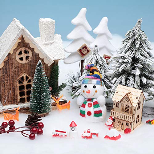 Artificial Snow Blanket Roll for Christmas Village & Tree Decor (94.5 x 31.5 In)