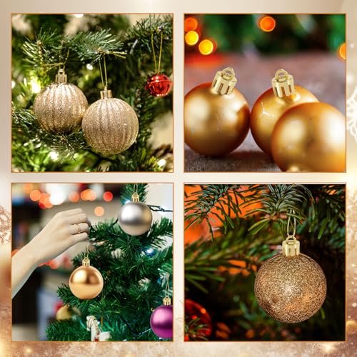 Gold 100 Pcs Christmas Ornament Caps, 0.6x0.47in Plastic Hanger Caps