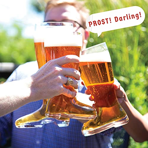 2 Liter Giant Beer Boot Glass - Oversized Novelty Beer Mug