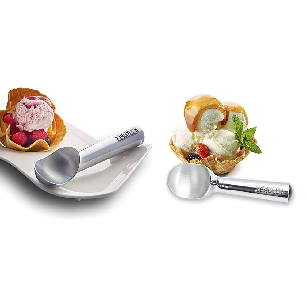 Zeroll Ice Cream Scoops (1020 & 4-Ounce) Bundle in Silver