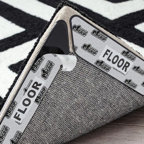Gorilla Grip Double-Sided Rug Grippers for Hardwood Floors, 8 Pcs