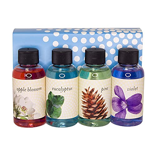 Air Freshener Fragrance Set - Apple, Eucalyptus, Pine, Violet - 4-Pack