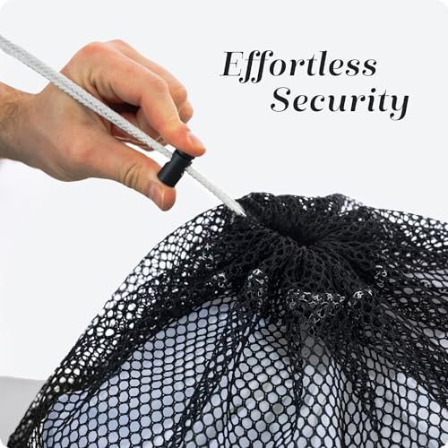 Extra Large Mesh Laundry Bag - 24" x 36" Heavy Duty Drawstring Storage