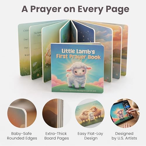 Baby Boy Baptism Gift Set - 5-Piece Christening & Dedication Keepsake Box