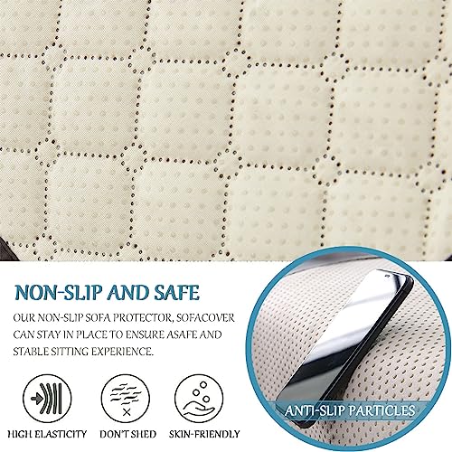 Recliner Armrest and Headrest Covers Set | Non-Slip Furniture Protectors