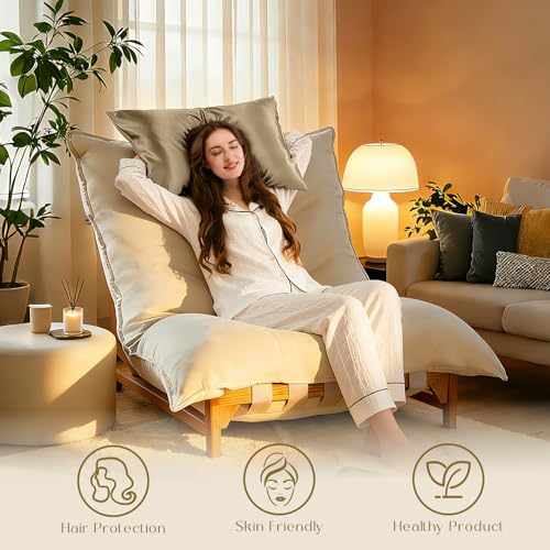 ZIMASILK 100% Pure Mulberry Silk Pillowcase for Hair & Skin - Queen