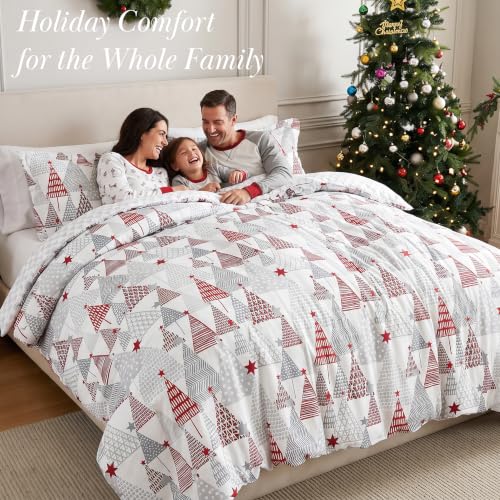 Southshore Merry & Bright 2 Pc Duvet Cover Set Twin XL/Twin Reversible