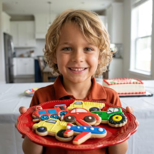 Ann Clark 5-Piece Transportation Cookie Cutter Set – Made in USA