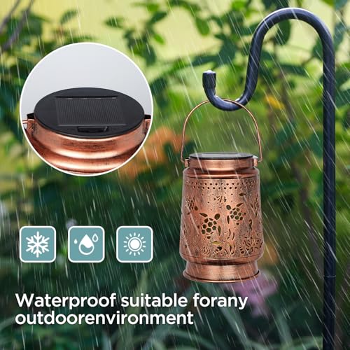 Solar Turtle Lantern Outdoor Garden Decor Gift for Mom & Women