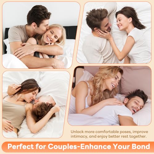 Memory Foam Wedge Pillow for Reading and Support - 4-in-1 Ergonomic Design