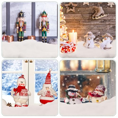 12-Pcs Christmas Fake Snow Blanket 30in x 8ft Winter Village Decoration