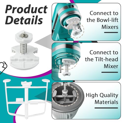 Ice Cream Maker Mixing Paddle & Drive Assembly Set for Stand Mixers