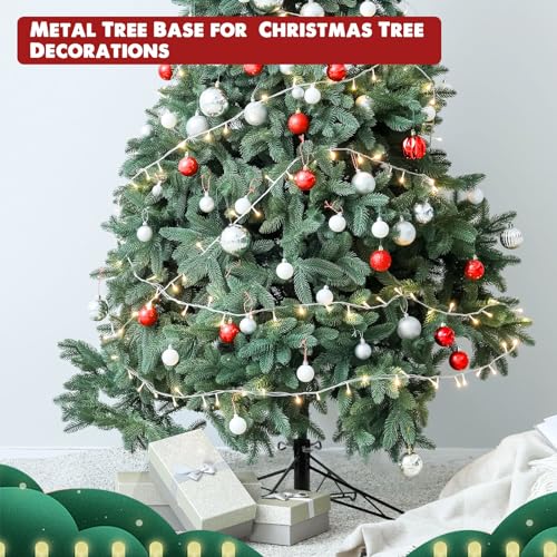 18-Inch Folding Metal Christmas Tree Stand Base for Artificial Trees