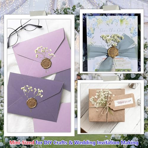 56 Pcs Natural Dried Baby's Breath Pressed Flowers for DIY Crafts & Resin Art