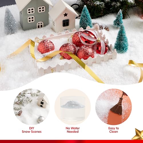 Artificial Snow Decor for Christmas Tree & Winter Displays - 12oz (320g)