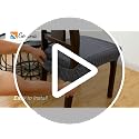 Waterproof Dining Chair Seat Covers - Set of 4, Taupe