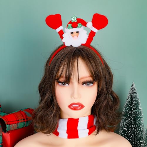 HOVACY 30 Pack Christmas Headbands 15 Styles Reindeer Santa Elf Party Accessories
