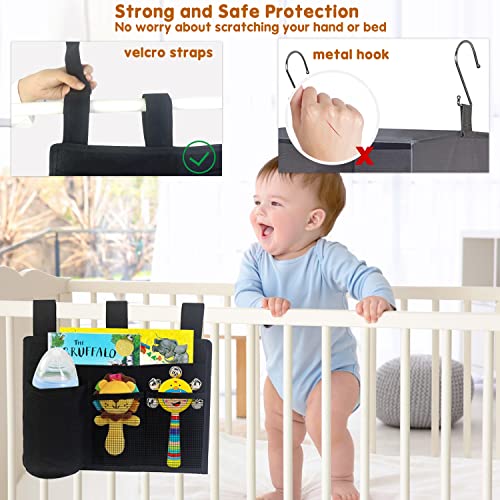 Hanging Bedside Storage Caddy Organizer for Bunk Beds and Dorm Rooms