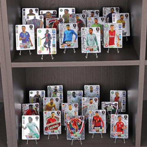 Clear Acrylic Card Display Stand - 2.2 Inch Mini Easel Holders (30 Pack)