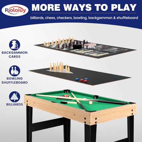 12-in-1 Multi-Game Arcade Table - 48-Inch Combo Game Table for Home