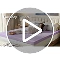 Cooling Gel Memory Foam Mattress Topper - 2 Inch Full Size