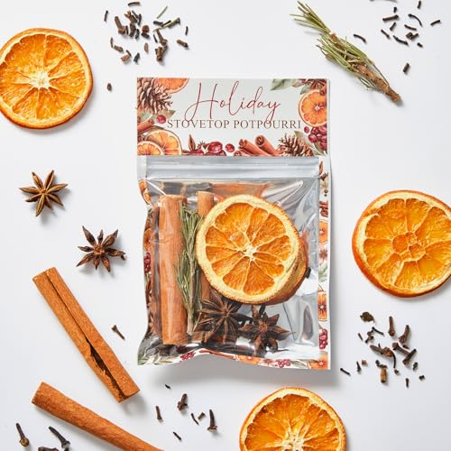 2 Pcs Christmas Simmer Pot Stovetop Potpourri 30G Orange Spice