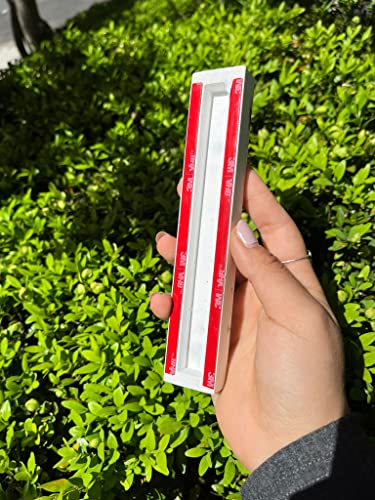 Modern Stone Mezuzah Case for Door - Adhesive Jewish Scroll Cover