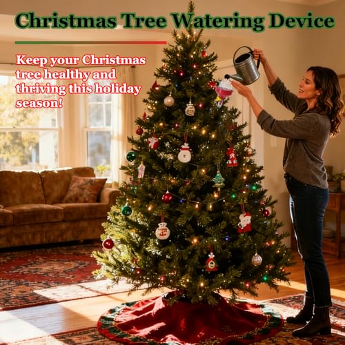 Christmas Tree Watering Funnel System (2 Pack) - 5ft Hose Hydration Device