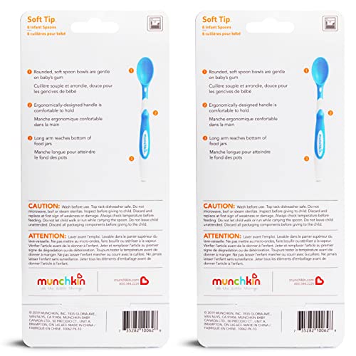 Soft Tip Baby Spoons for Feeding Solids, BPA Free, 12 Pack