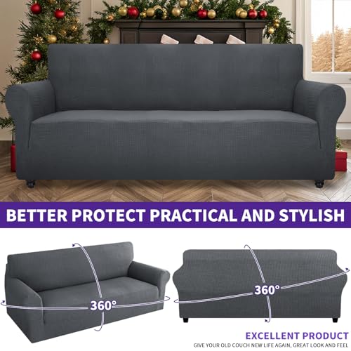 Super Stretch Sofa Slipcover (72"-92") - Non-Slip Pet-Friendly Couch Cover