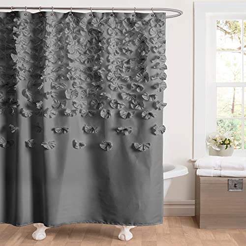 Lush Decor Lucia Shower Curtain, Blush, 72" x 72"