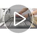 4-Tier Stackable Fruit Basket Stand, Rolling Wire Storage Cart for Kitchen