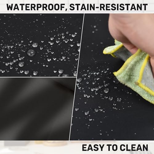 2-Pack Extra Large Waterproof Cooking Aprons with Pockets, Adjustable Bib