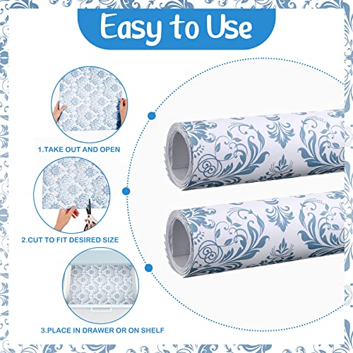 24 Sheets Scented Drawer Liners - 15.7 x 22.8 Inch Floral Fragrant Paper