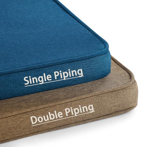 Custom Chenille Window Seat Cushion, High-Density Foam Bench Pad