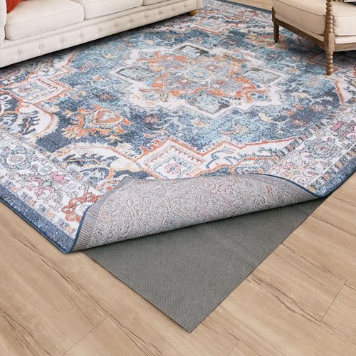 Waterproof Non-Slip Rug Pad for 9x12 Area Rugs, Low Profile Felt Cushion