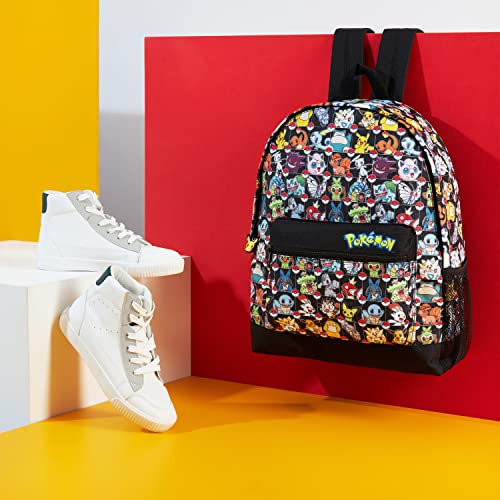 Pokémon Backpack for Kids & Teens - Multi AOP Pikachu & Friends, School & Travel Bag