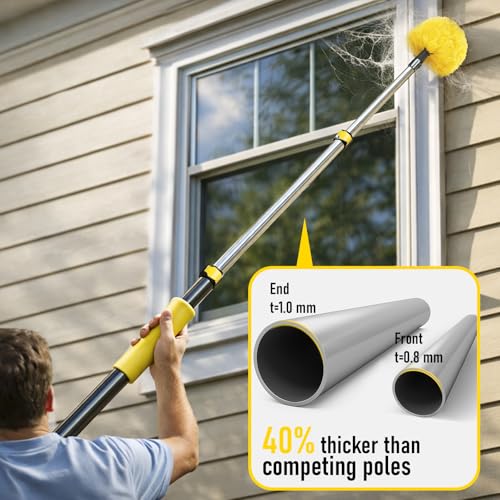 High Ceiling Duster Kit with 5-12ft Extension Pole & Attachments
