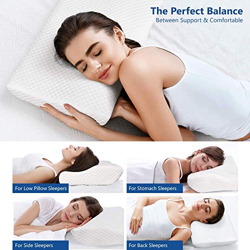 Adjustable Memory Foam Cervical Pillow for Neck Pain Relief