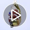 Moonlight Santa Glass Ornament on Crescent Moon - Old World Christmas, Moonlight Santa
