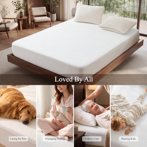 King Size Waterproof Mattress Protector - Bamboo Viscose Cover