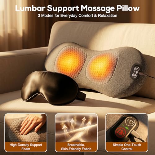Triple Spine Back Massager with Heat, Vibration & Stretching - Relax & Pain Relief